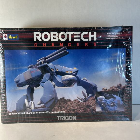 Sealed Revell 1985 Robotech Changers Trigon Transformable Model Kit - Picture 1 of 9